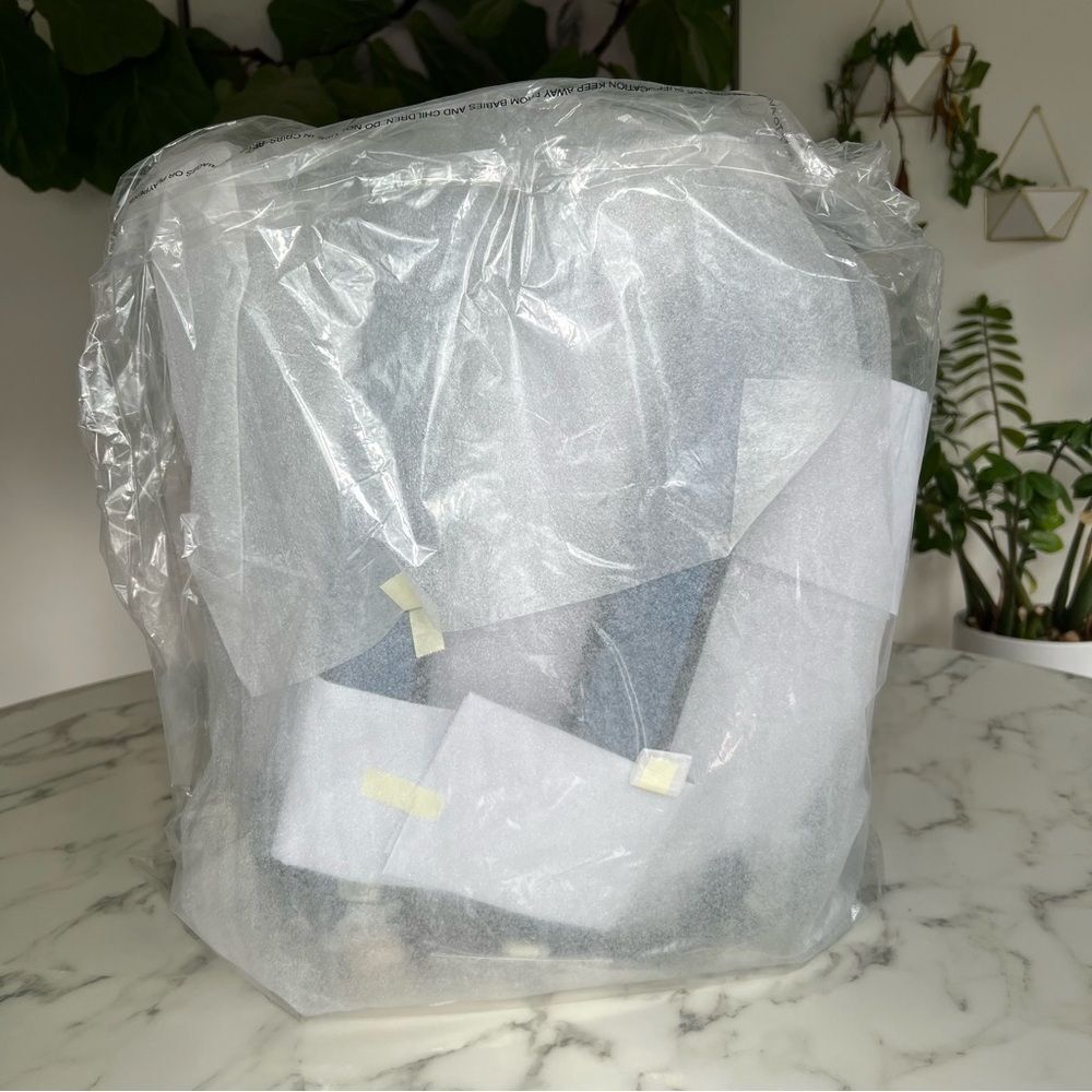 NWT COACH Charter Backpack Blue Indigo Denim CR764 Large Full Size - Picture 10 of 13